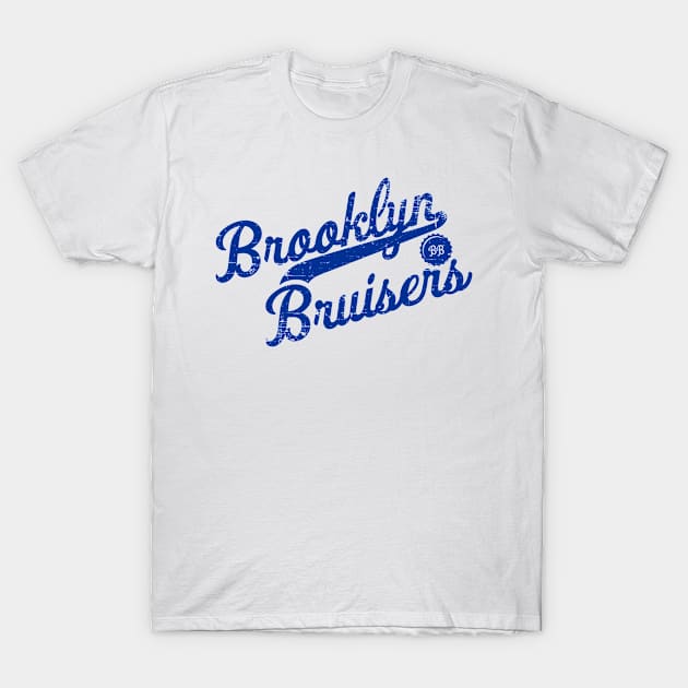 Brooklyn Bruisers - Blue T-Shirt by Fresh Fly Threads